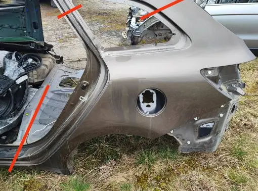KIA Ceed Rear quarter panel 