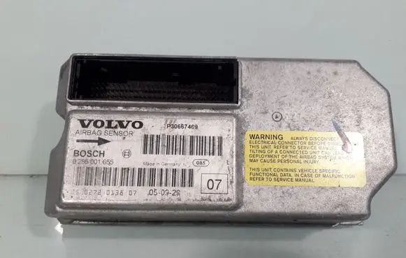 Volvo V70 Airbag control unit/module 0285001655 P30667469