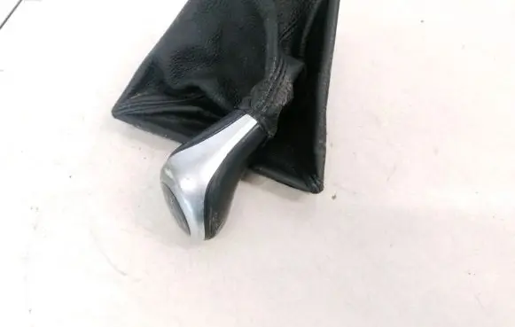 Gear lever shifter trim leather/knob
