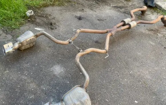Mercedes-Benz SL R230 Muffler/silencer A2304912600 A2304912500
