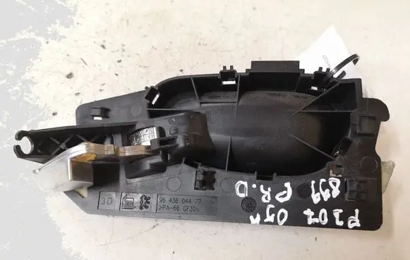 Peugeot 307 Front door interior handle 9643604477
