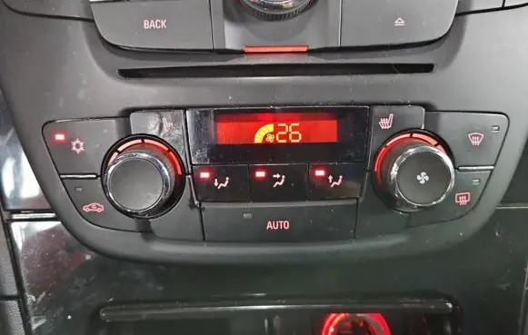 Climate control/heater control trim