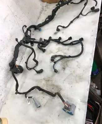 Opel Corsa F Engine installation wiring loom 9821963380