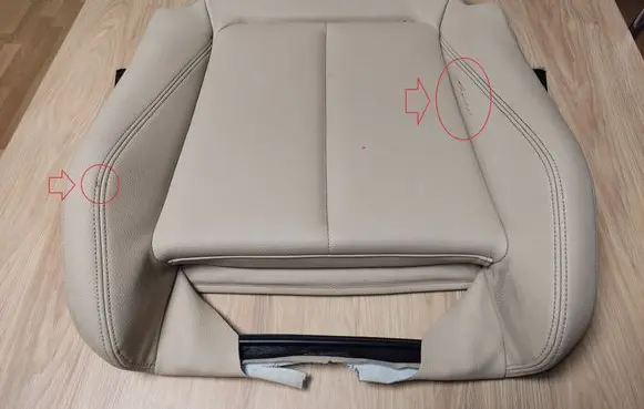BMW 3 F30 F35 F31 Seat trim 7308734 52107308734