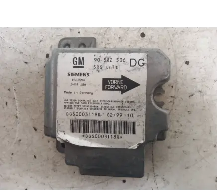 Opel Zafira A Airbag control unit/module 90582536 1923594 DGS0003118R