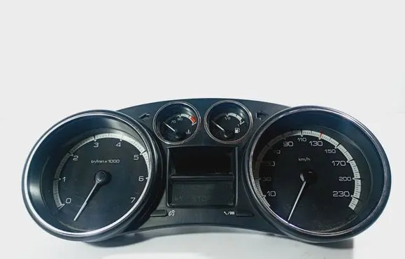 Peugeot 308 Speedometer (instrument cluster) 9666642080 503001550121 CMBT7C1CE