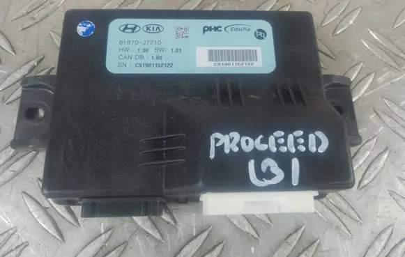 Tailgate/trunk control unit/module