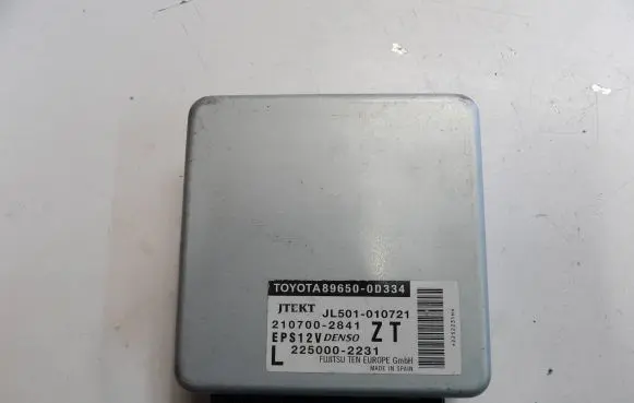 Toyota Yaris Power steering control unit/module 896500D334 2250002231 2107002841