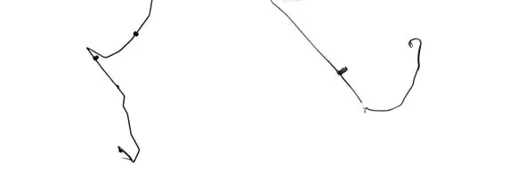 Dodge Durango Brake line pipe/hose P68492328AB 70910068