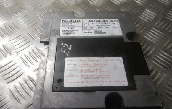 Mercedes-Benz C W203 Phone control unit/module A2038207026 0600259