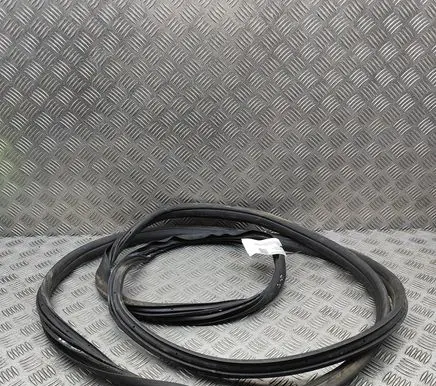 Rubber seal rear door