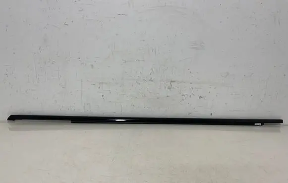 Front door glass trim molding