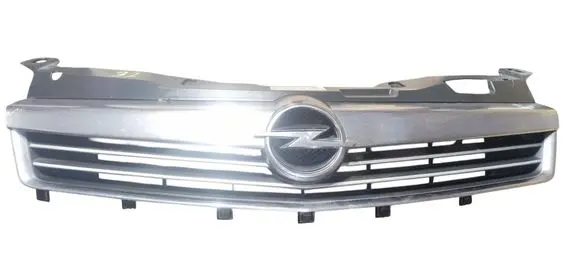 Opel Astra H Front bumper upper radiator grill 13225780