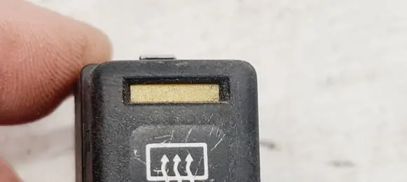 Opel Kadett E Windscreen/window heater switch 90228203