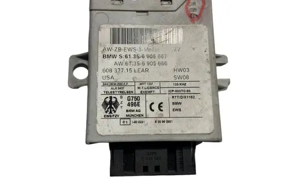 BMW 3 E46 Immobilizer control unit/module 6905667 61356905666 61356905667