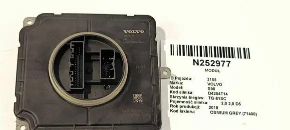 Volvo S90, V90 Central body control module 31427776