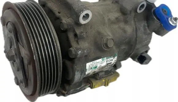 Peugeot 207 Air conditioning (A/C) compressor (pump) 9651910980