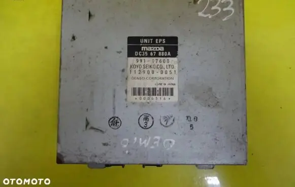 Mazda Demio Engine control unit/module DC3567880A 991-17600