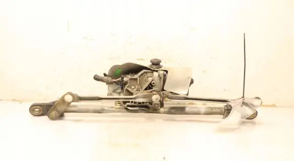 Front wiper linkage and motor