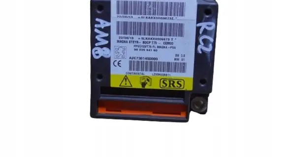 Peugeot RCZ Airbag control unit/module 9803594180