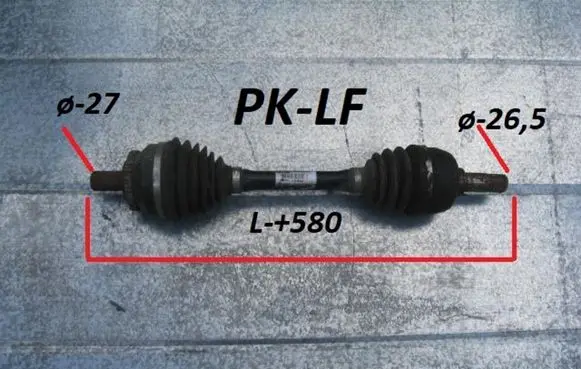 Volvo S80 Front driveshaft P9181537 T900625