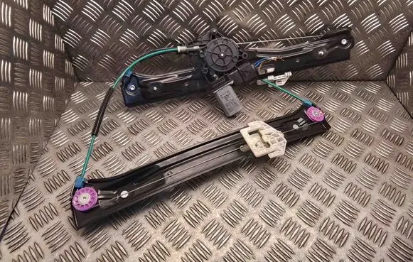 Front door window regulator with motor