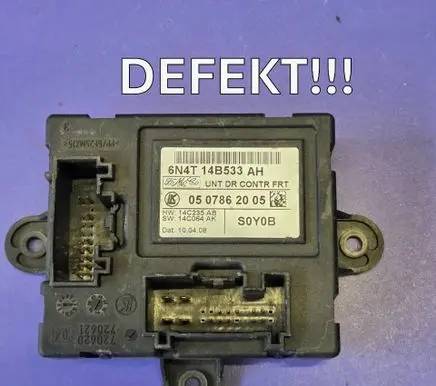 Ford Focus Door control unit/module 6N4T14B533AH 0507862005 14C235AB