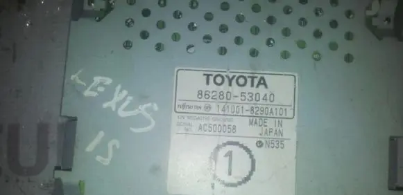 Lexus IS 200-300 Engine control unit/module 8628053040