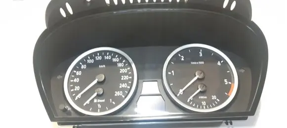 BMW 5 E60 E61 Speedometer (instrument cluster) 62116983153