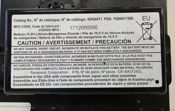 Opel Grandland X Battery control module YQ00017580