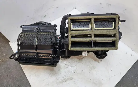 Interior heater climate box assembly