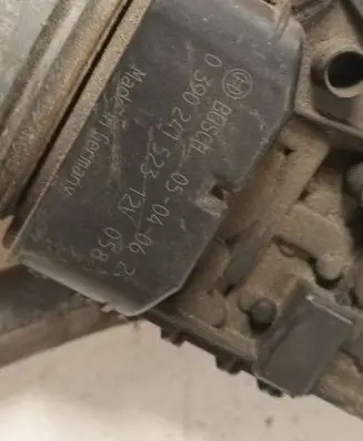 Peugeot 206 Front wiper linkage and motor 0390241523 3397020578