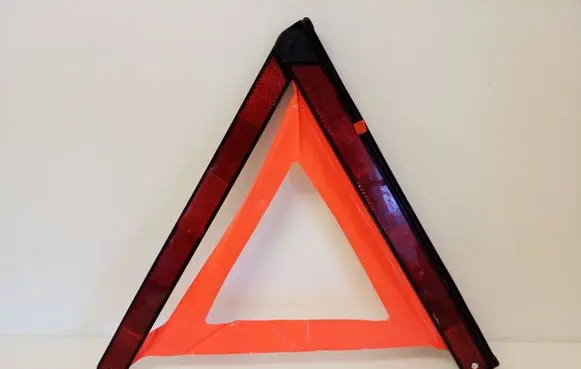 Emergency warning sign