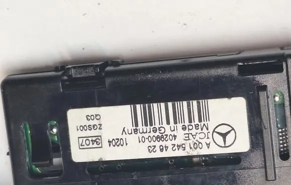 Mercedes-Benz C W204 Parking PDC sensor display screen A0015424623 402990001