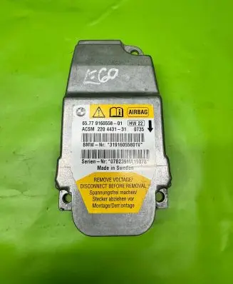 BMW 5 E60 E61 Airbag control unit/module 9160558 31916055801V 220443131