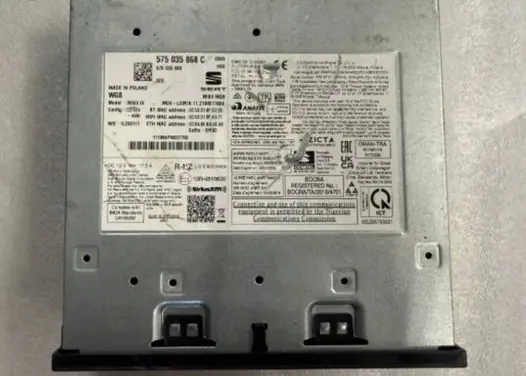 Seat Ateca MMI control unit 575035868C 5JB035888