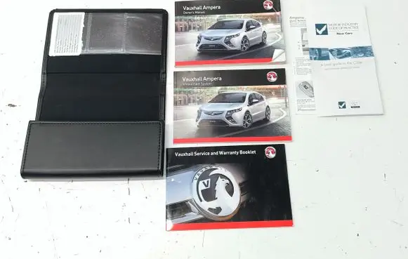 Opel Ampera Owners service history hand book 