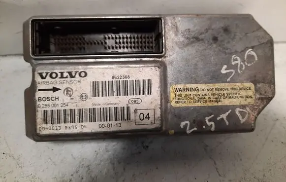 Volvo S80 Airbag control unit/module 0285001254 8622368
