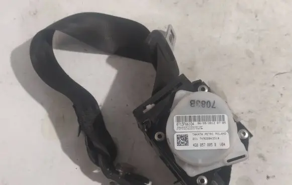 Audi A6 S6 C7 4G Rear seatbelt 4G8857805B 0713F66104 9228633