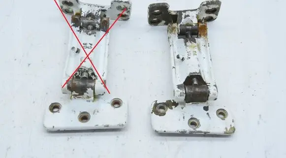 Fiat Ducato Loading door hinge set 