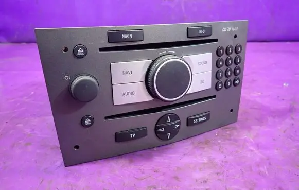 Opel Zafira B Radio/CD/DVD/GPS head unit 