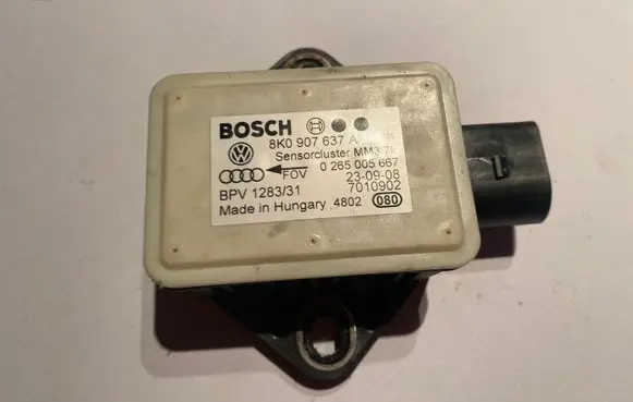 Audi A4 S4 B8 8K ESP acceleration yaw rate sensor 8K0907637A