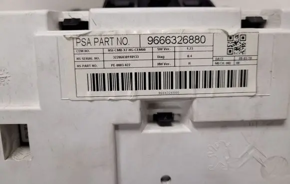 Citroen C5 Speedometer (instrument cluster) 9682386677 63040700 9682387877