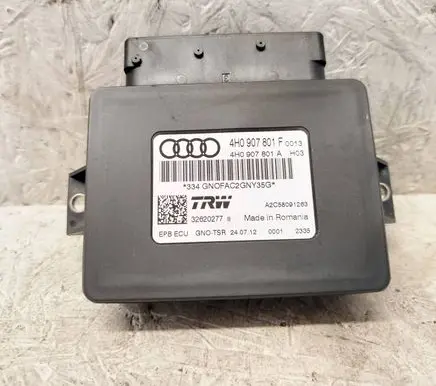 Audi A6 S6 C7 4G Hand brake control module 4H0907801F 4H0907801A