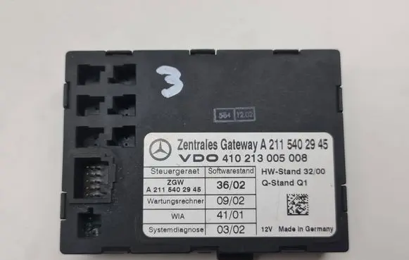 Mercedes-Benz E W211 Gateway control module A2115402945
