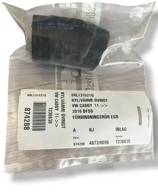 Volkswagen PASSAT B7 USA EGR valve line/pipe/hose 04L131521G