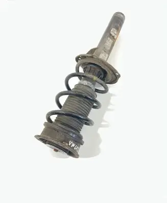 Front shock absorber with coil spring