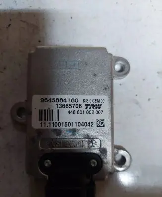 Peugeot 407 ESP acceleration yaw rate sensor 9645884180 13665706 40801002007