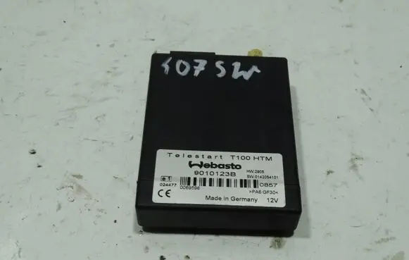 Peugeot 407 Auxiliary heating control unit/module T100