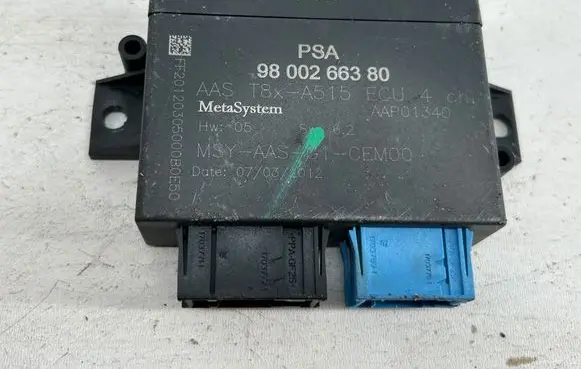Peugeot 5008 Parking PDC control unit/module 9800266380